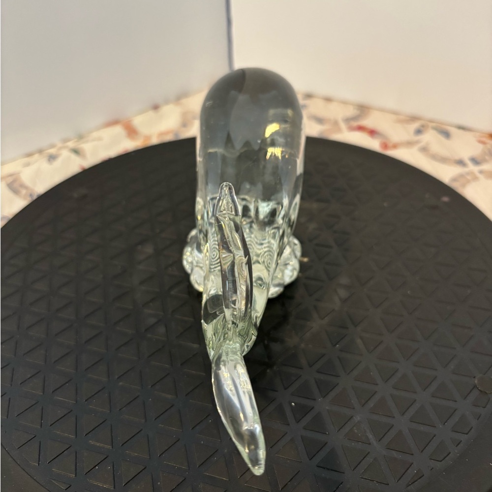 Beautiful Blown Glass Whale - Picture 2 of 8